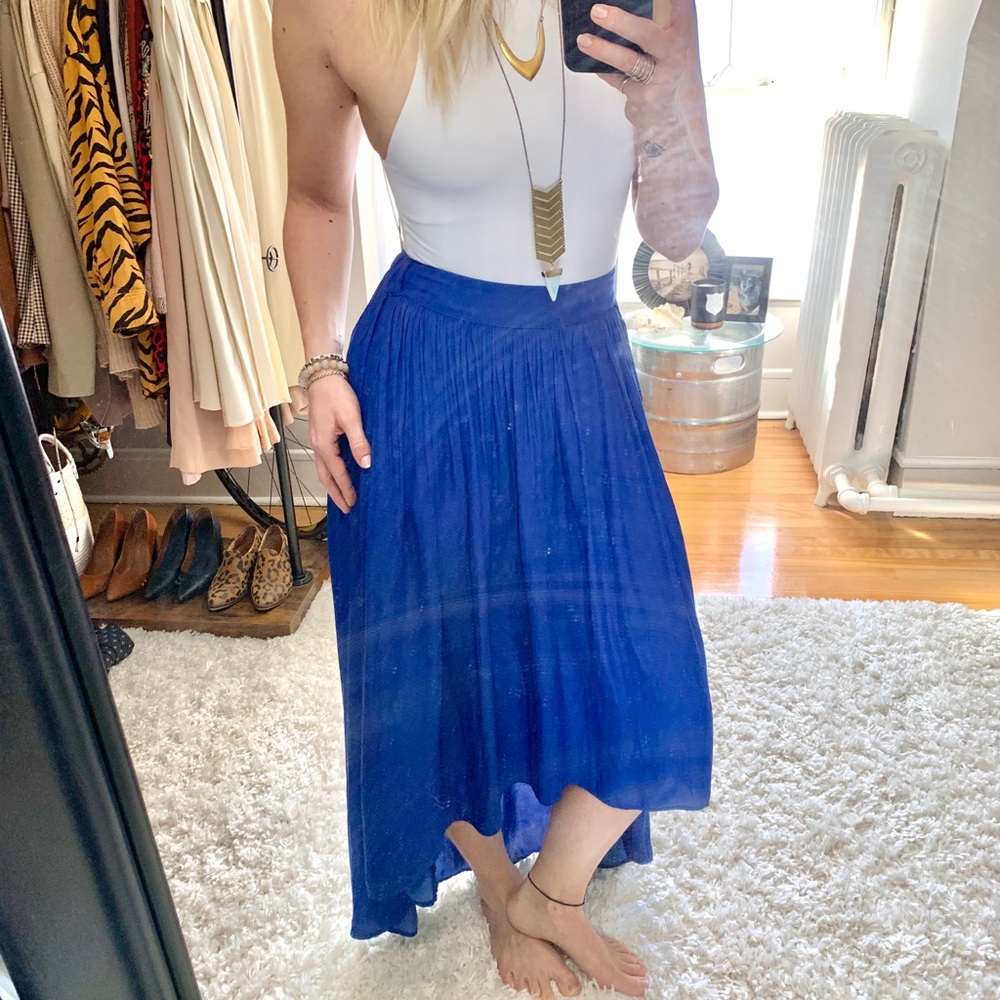 Zara purple-blue skirt